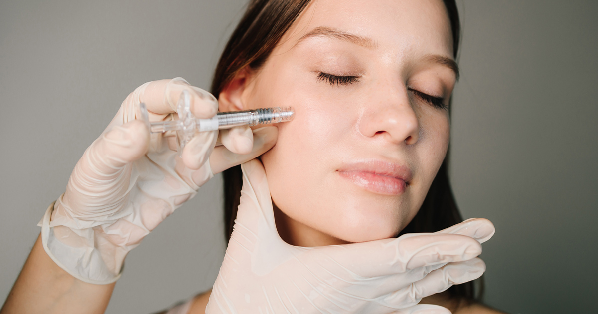 Facial Fillers used to help restore lost facial volume and improve facial contours